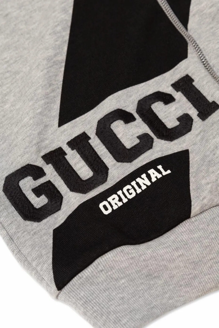Gucci Kids SZARY Bluza zapinana na zamek