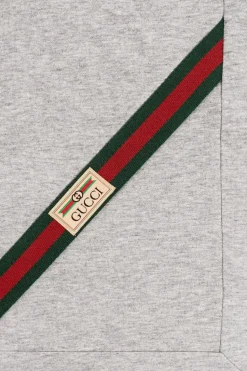 Gucci Kids SZARY Koc z logo