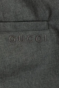 Gucci Kids SZARY Spodnie w kant