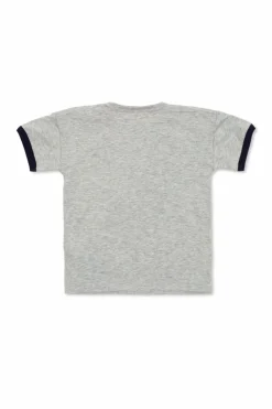 Gucci Kids SZARY T-shirt z nadrukowanym logo