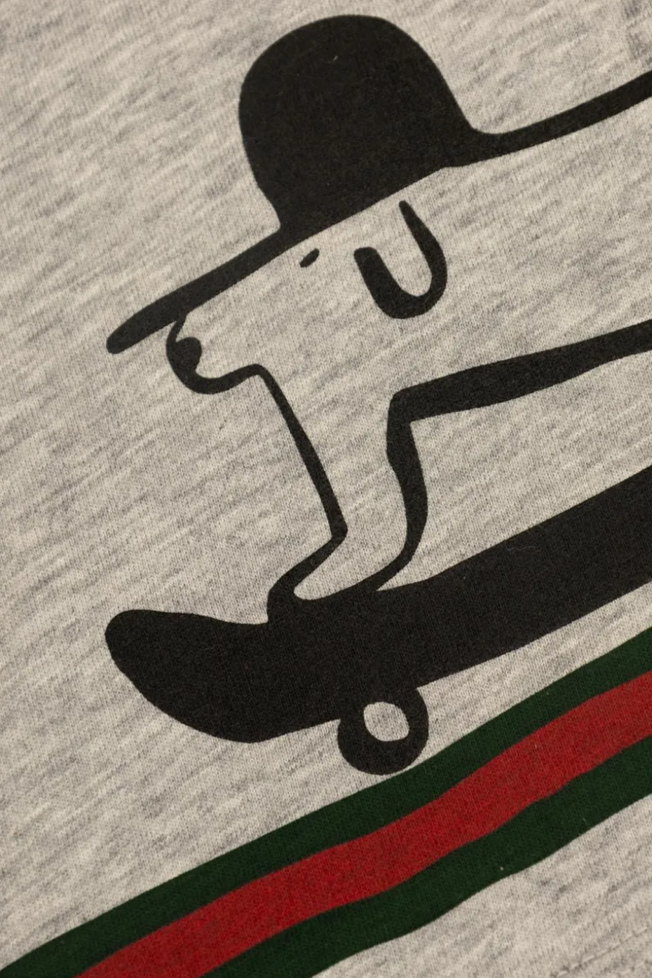 Gucci Kids SZARY T-shirt z nadrukiem