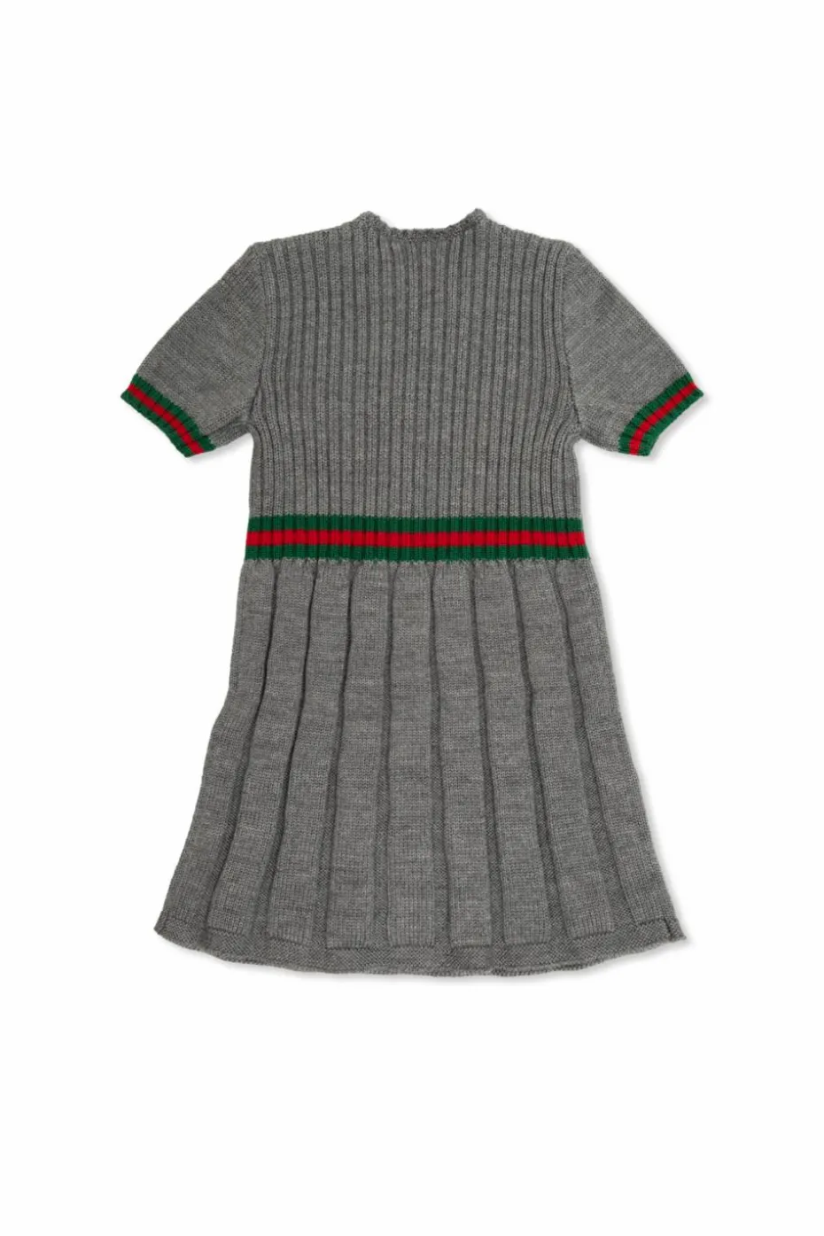 Gucci Kids SZARY Wełniana sukienka