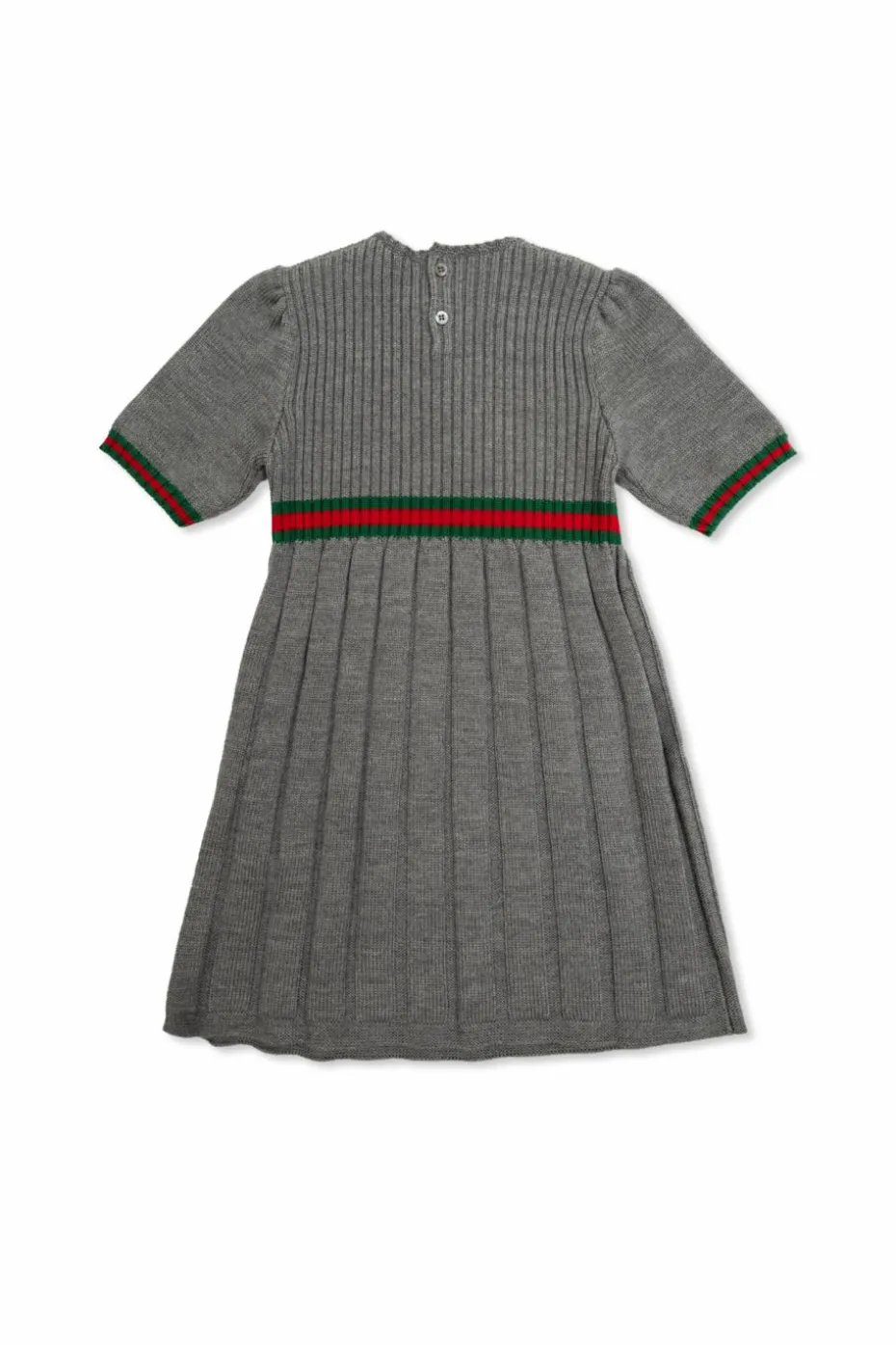 Gucci Kids SZARY Wełniana sukienka