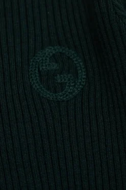 Gucci Kids ZIELONY Golf z logo