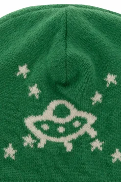Gucci Kids ZIELONY Wełniana czapka
