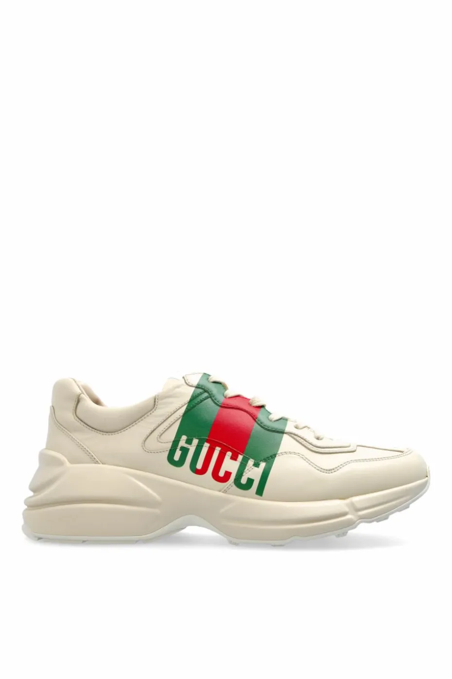 Gucci kremowy Buty sportowe z logo