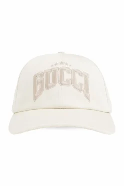 Gucci kremowy Czapka z daszkiem