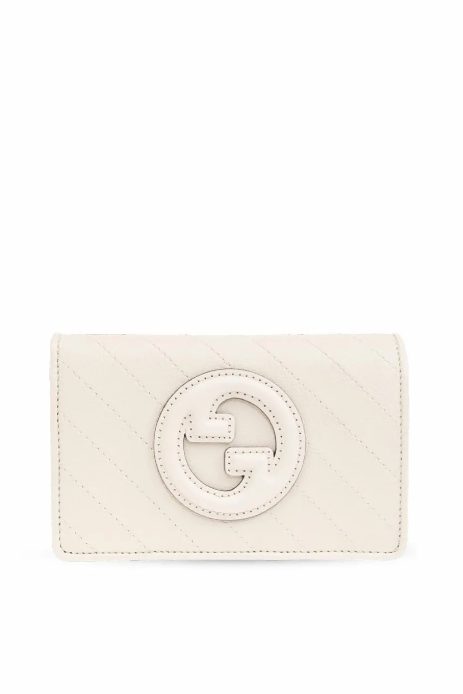 Gucci kremowy Portfel z logo