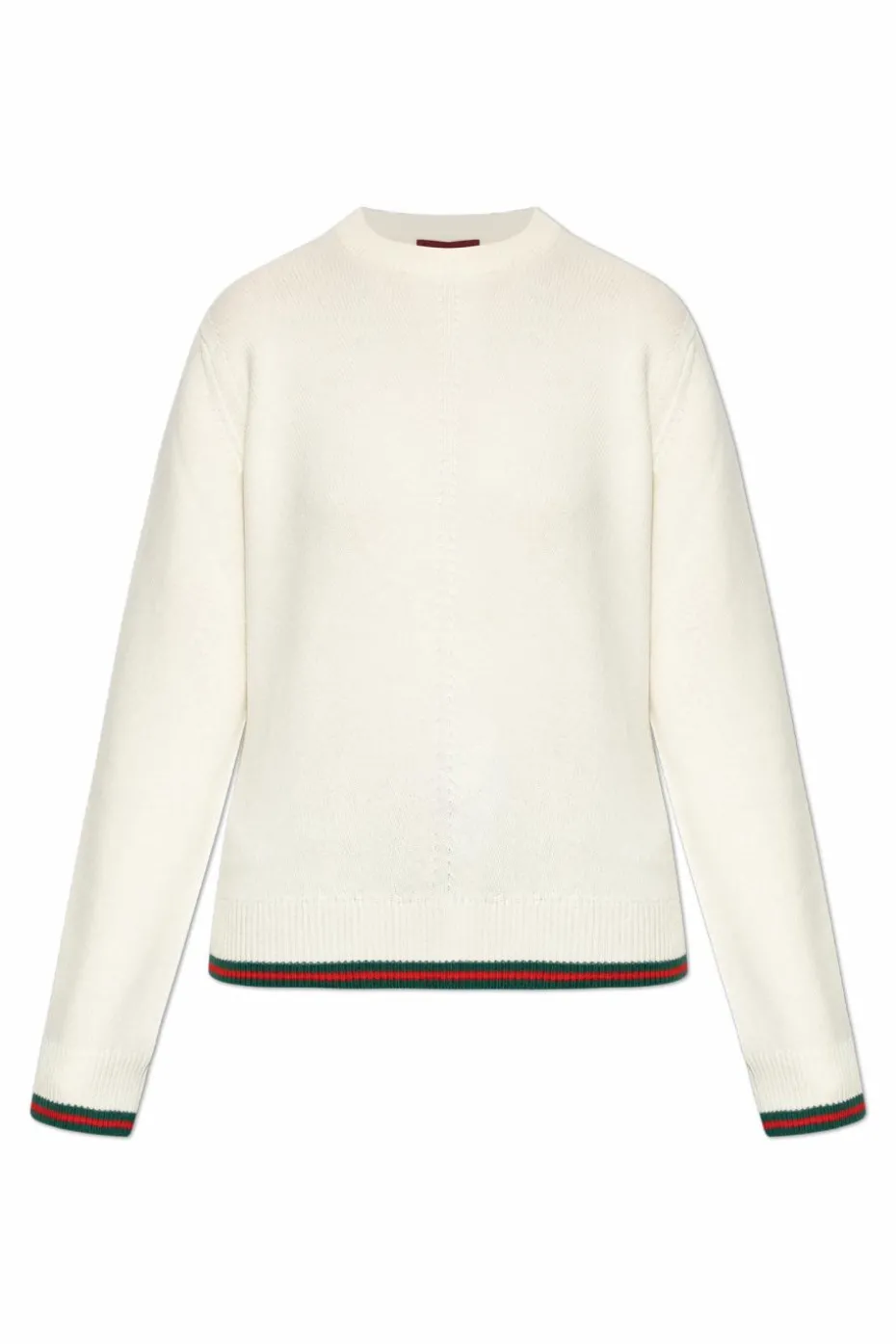 Gucci kremowy Sweter z okrągłym dekoltem