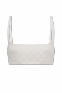 Gucci kremowy Top z monogramem