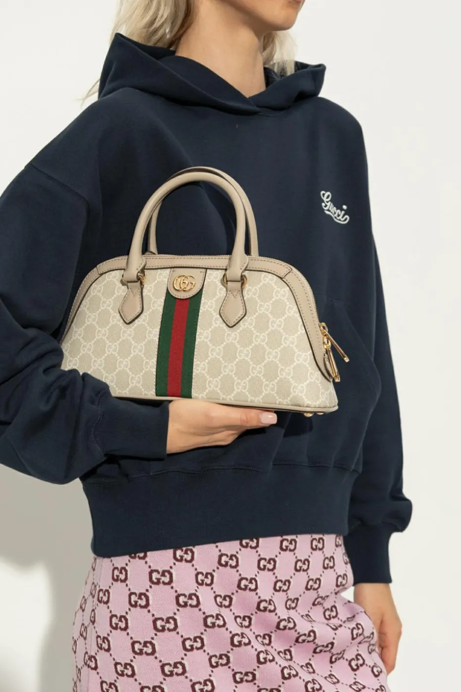 Gucci kremowy Torba na ramię `Small Ophidia`