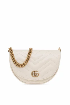 Gucci kremowy Torba na ramię ‘GG Marmont Mini’