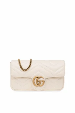 Gucci kremowy Torba na ramię ‘GG Marmont’