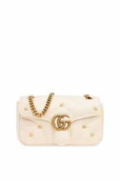 Gucci kremowy Torba na ramię ‘GG Marmont Small’