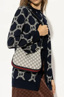 Gucci kremowy Torba na ramię ‘Attache Small’