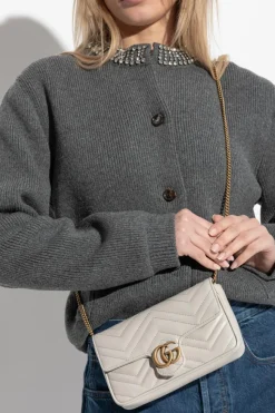 Gucci kremowy Torba na ramię `GG Marmont 2.0`