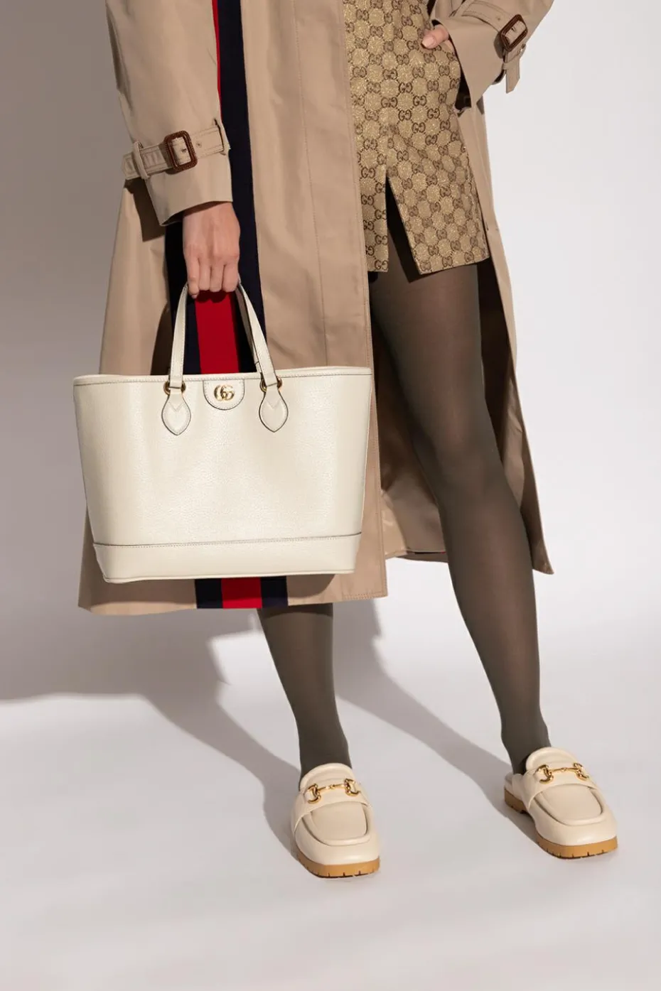 Gucci kremowy Torba ‘Ophidia Smalli’ typu ‘shopper’