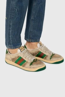 Gucci MULTIKOLOR Buty ‘Screener’ z paskami ‘Web’