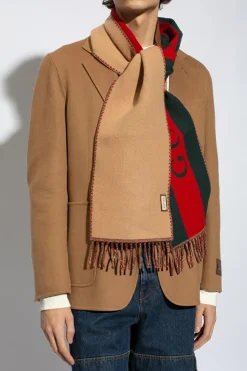 Gucci MULTIKOLOR Wełniany szal