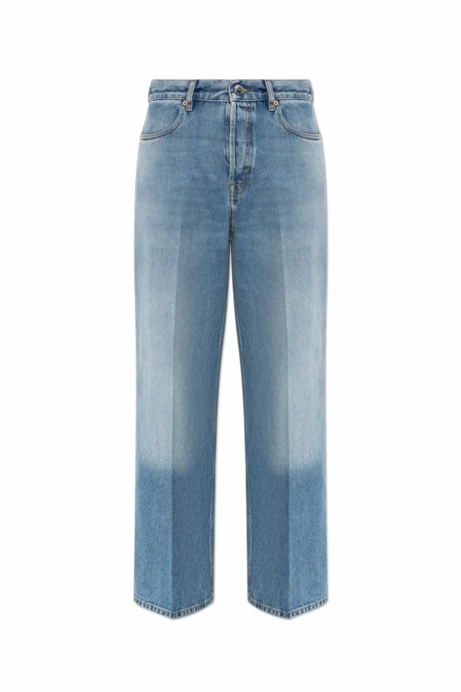 Gucci NIEBIESKI Jeansy z szerokimi nogawkami