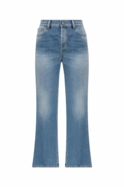 Gucci NIEBIESKI Jeansy z lekko rozszerzanymi nogawkami