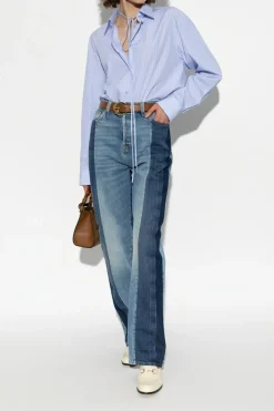 Gucci NIEBIESKI Koszula typu `oversize`