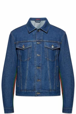 Gucci NIEBIESKI Kurtka jeansowa