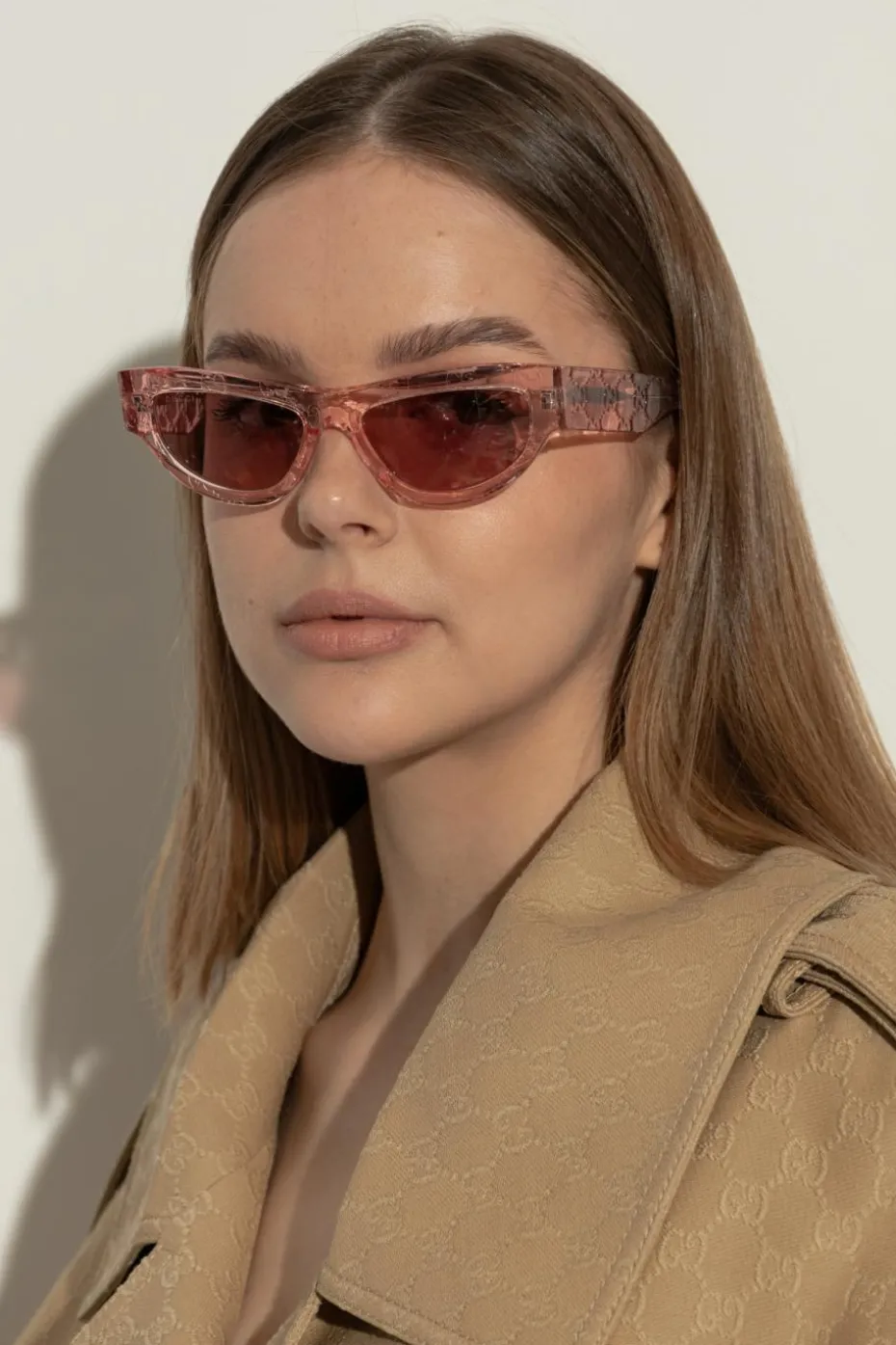 Gucci RÓŻOWY Okulary przeciwsłoneczne