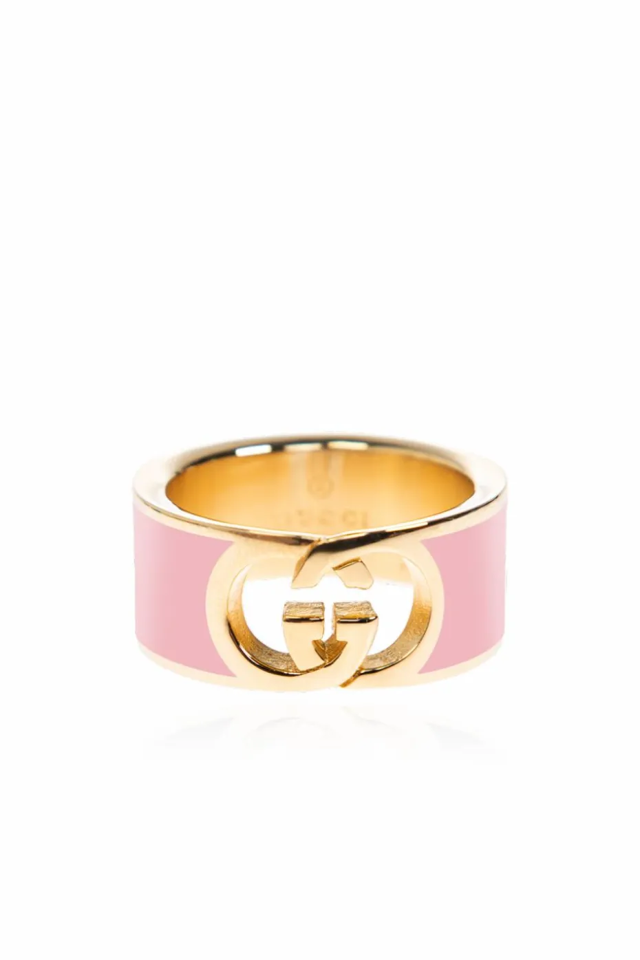 Gucci RÓŻOWY Pierścień z logo