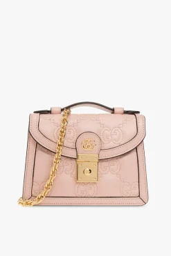 Gucci RÓŻOWY Pikowana torba na ramię