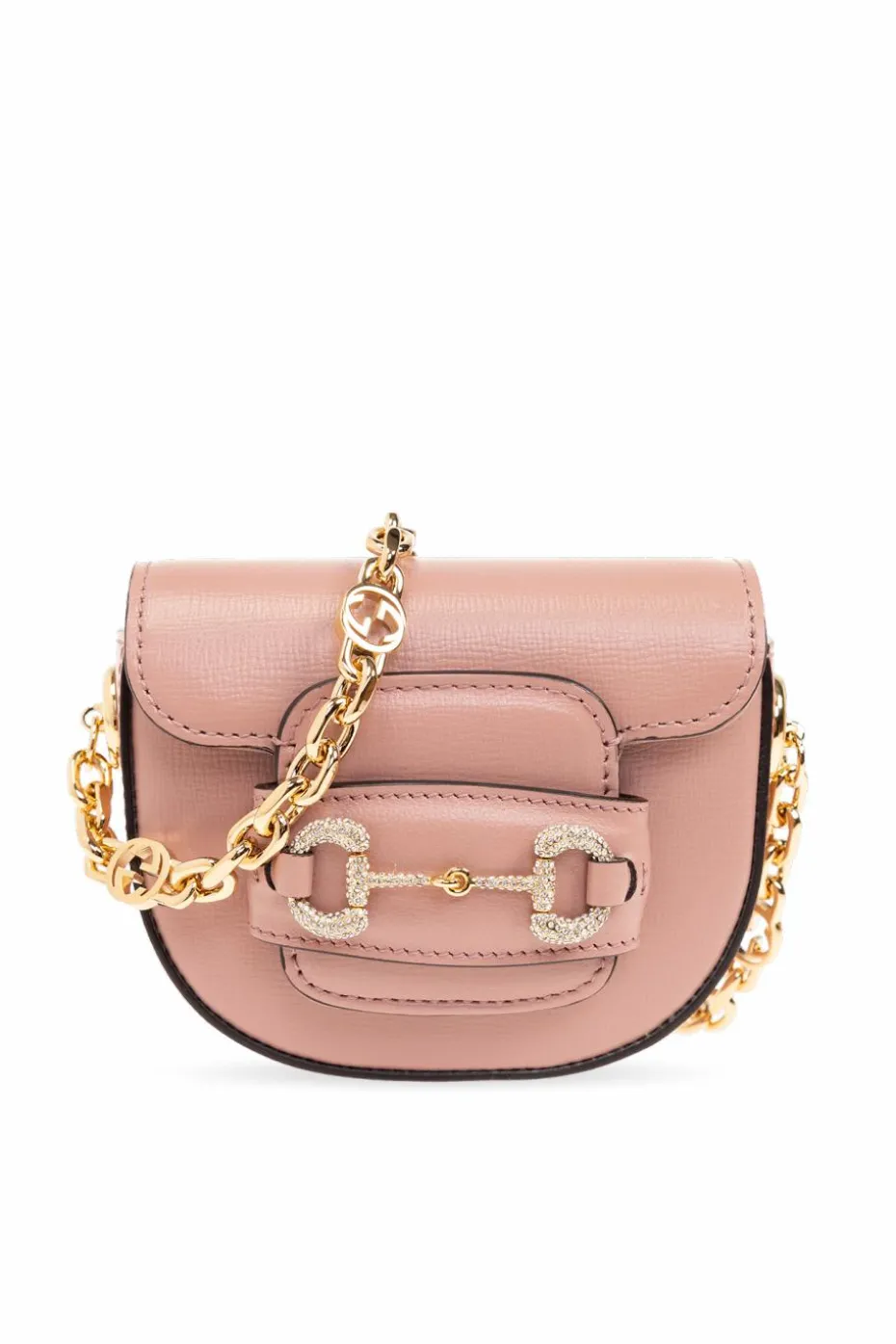 Gucci RÓŻOWY Torba na pas ‘Horsebit 1955’