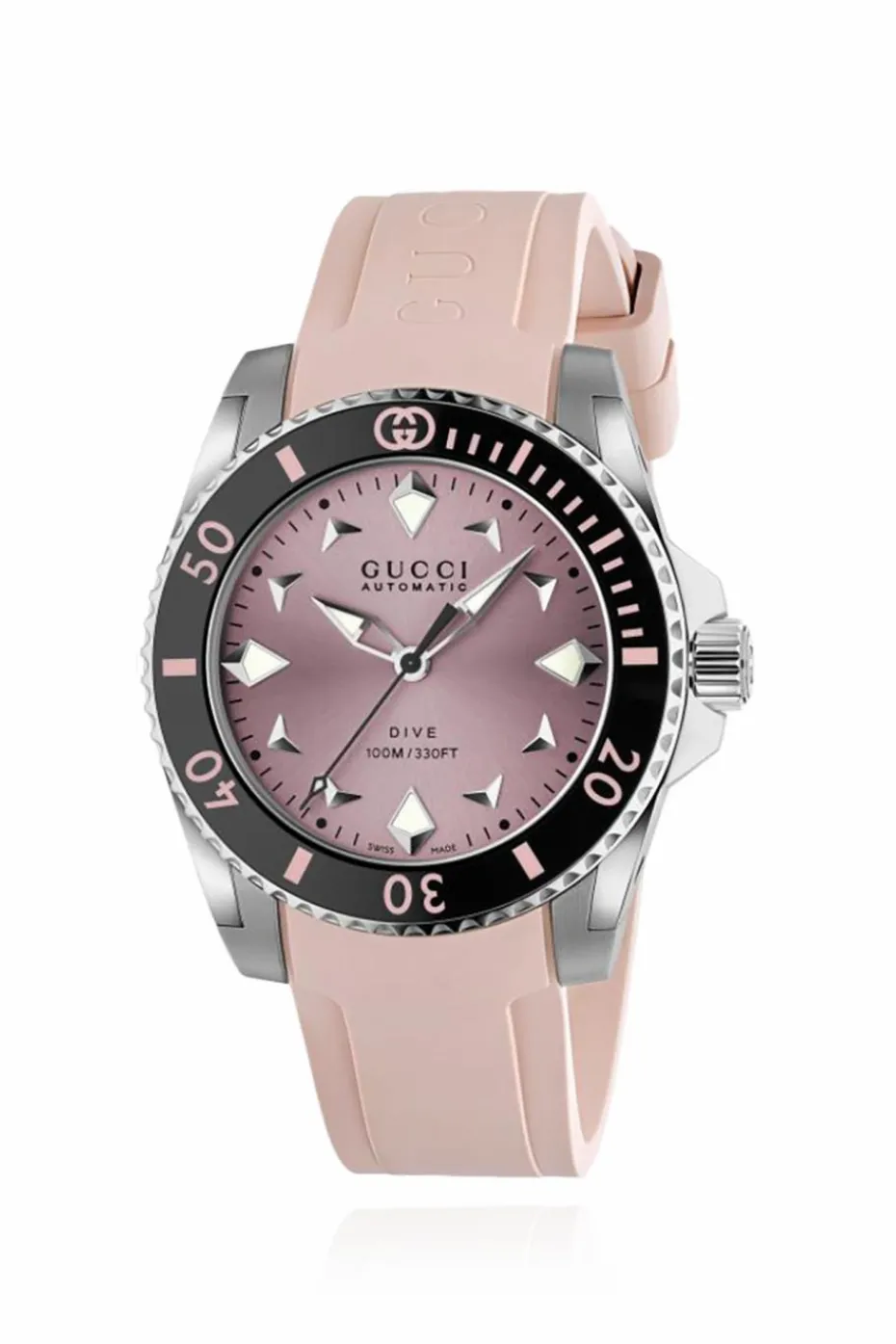 Gucci RÓŻOWY Zegarek z logo