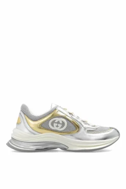 Gucci SREBRNY Buty sportowe ‘Gucci Run’