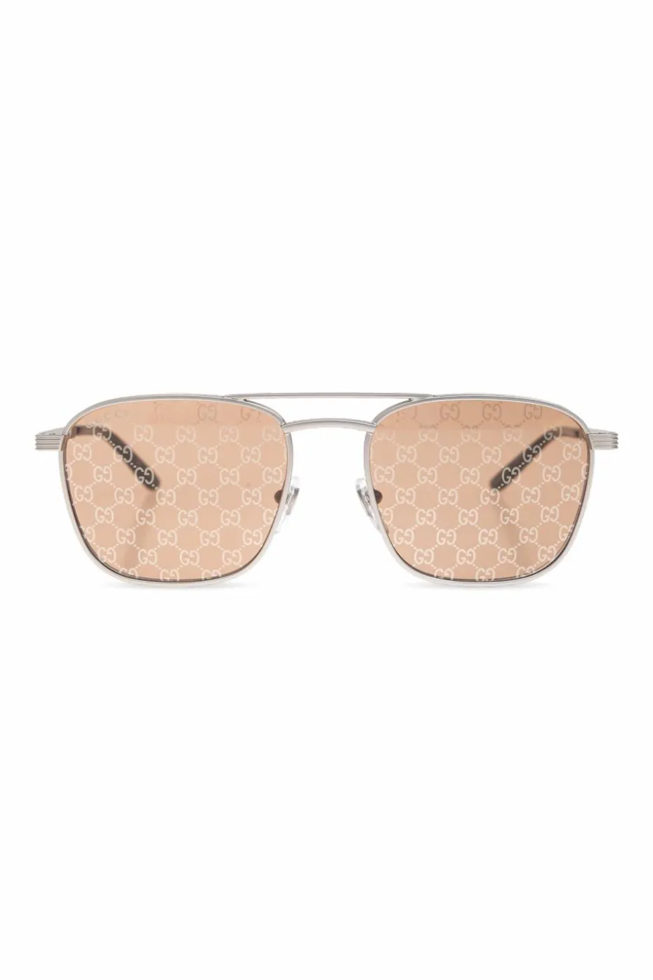 Gucci SREBRNY Okulary przeciwsłoneczne