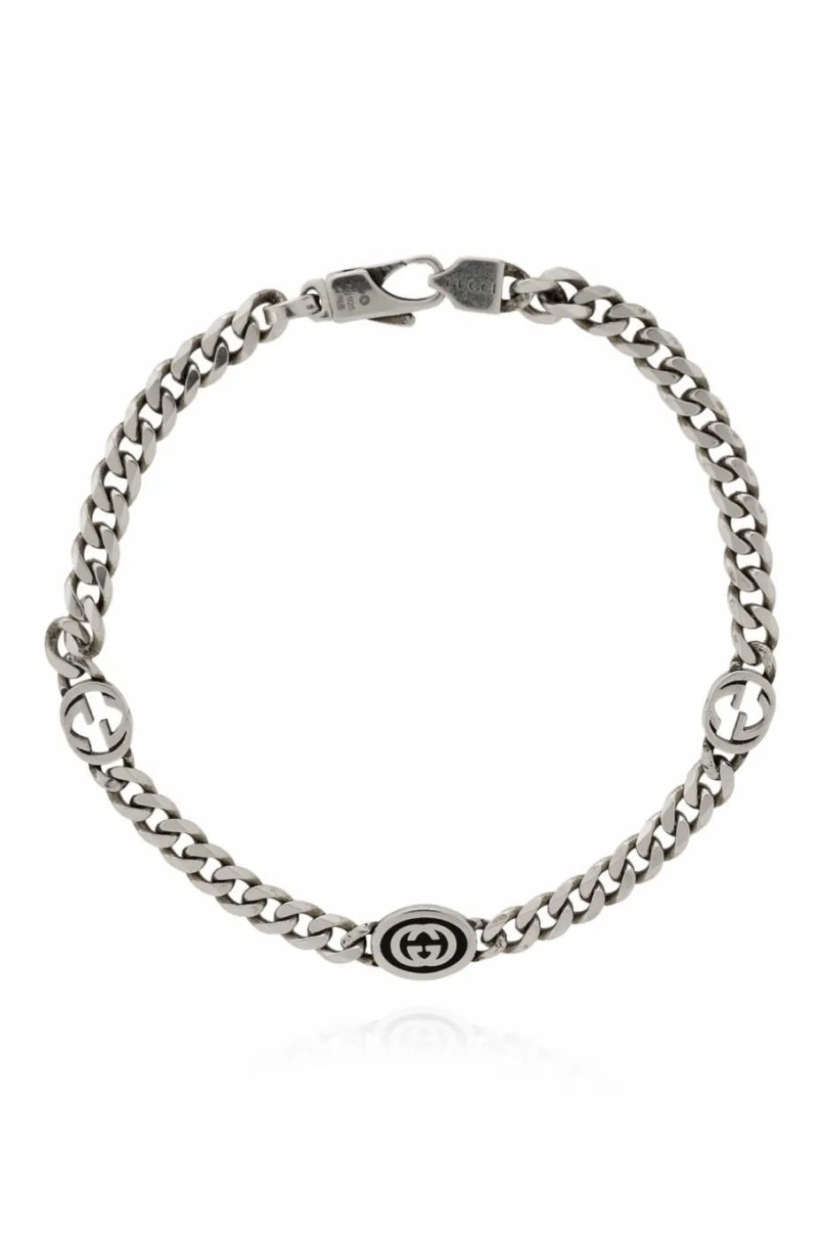 Gucci SREBRNY Srebrna bransoleta