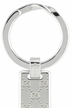 Gucci SREBRNY Srebrny brelok z logo