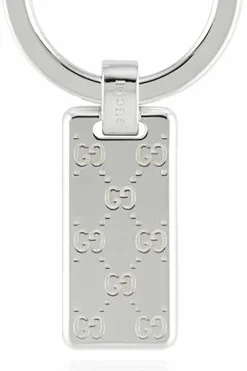Gucci SREBRNY Srebrny brelok z logo