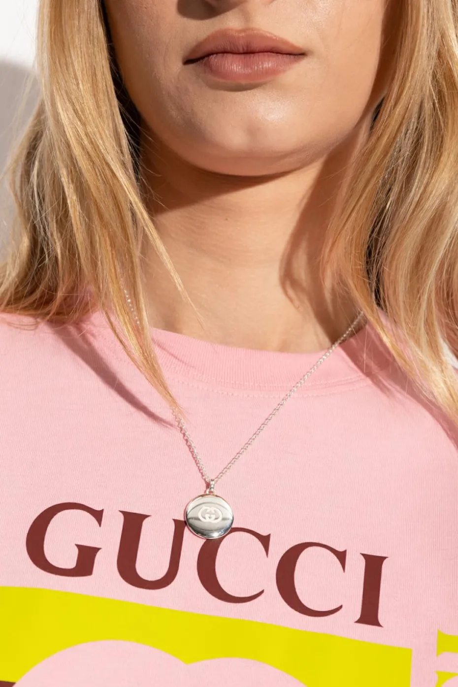 Gucci SREBRNY Srebrny naszyjnik