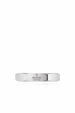 Gucci SREBRNY Srebrny pierścień