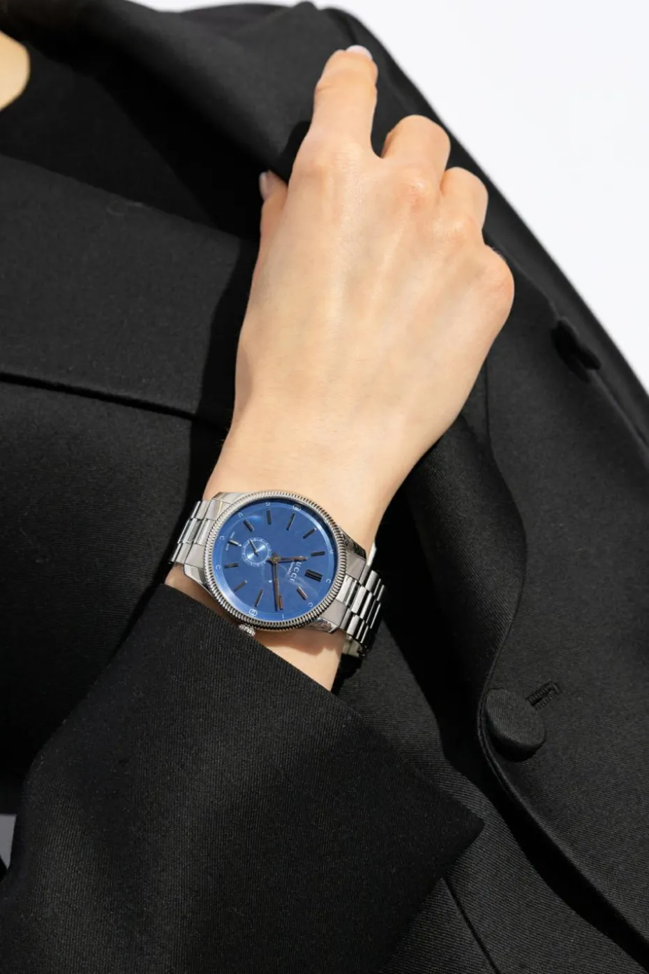 Gucci SREBRNY Zegarek ‘G-Timeless’