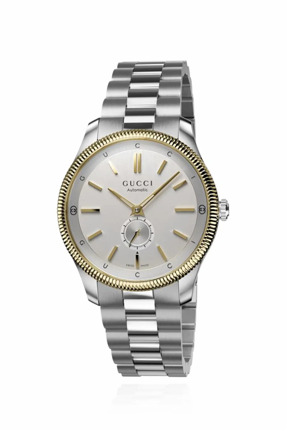 Gucci SREBRNY Zegarek `G-Timeless`
