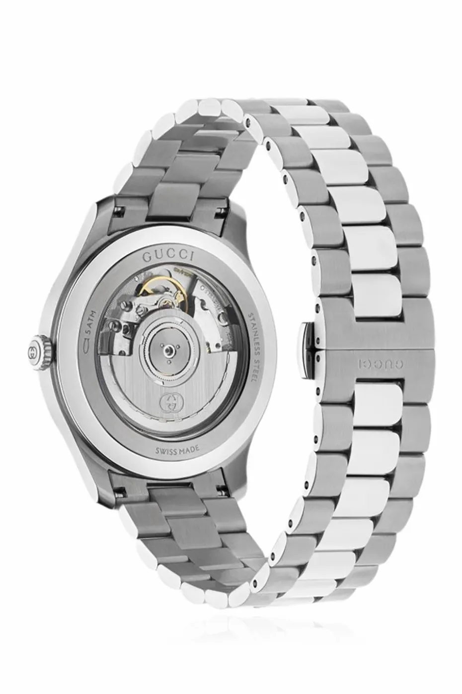 Gucci SREBRNY Zegarek `G-Timeless`