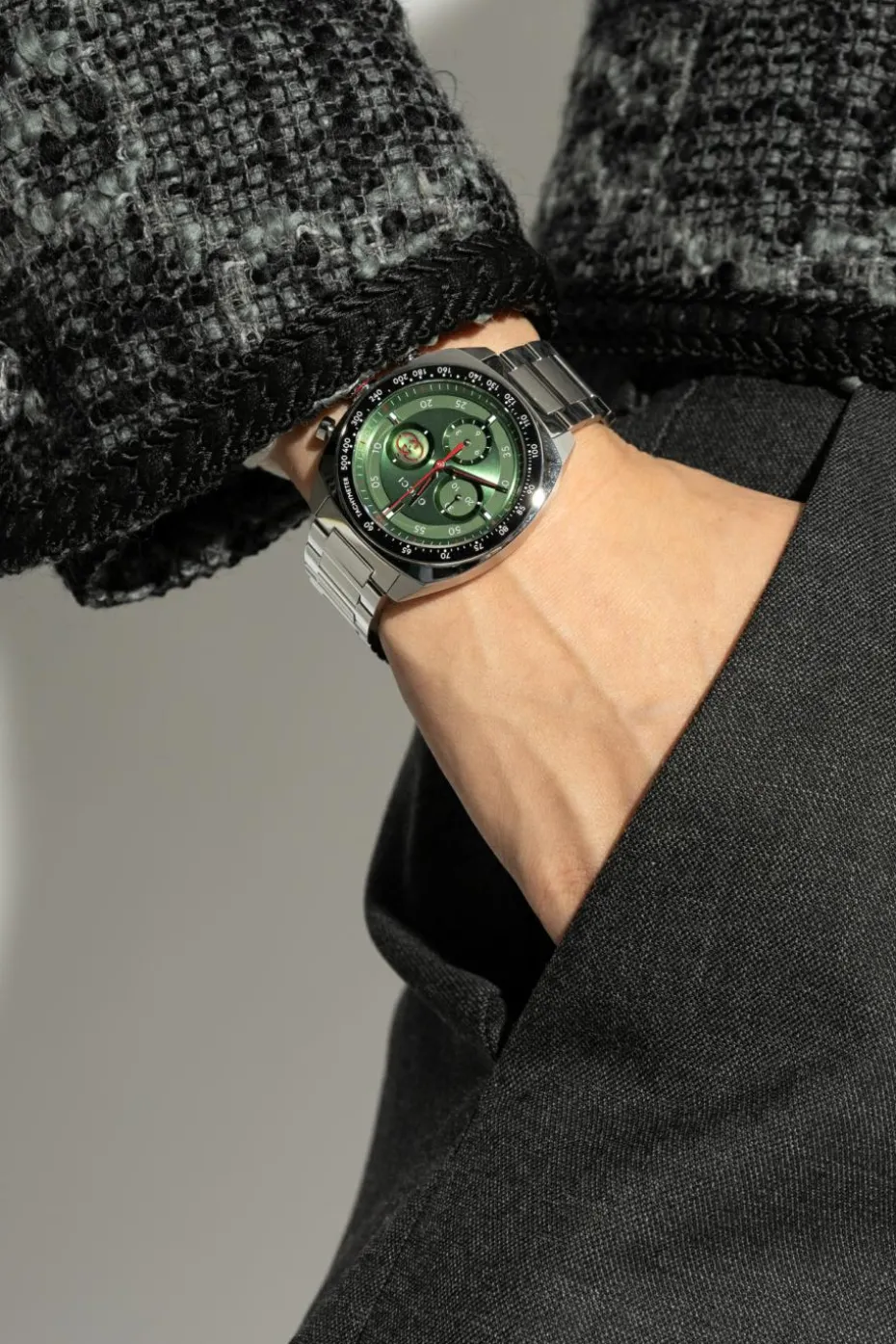 Gucci SREBRNY Zegarek `Interlocking`