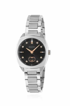 Gucci SREBRNY Zegarek z logo