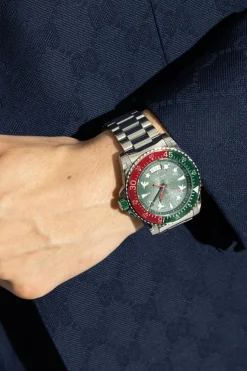 Gucci SREBRNY Zegarek z logo