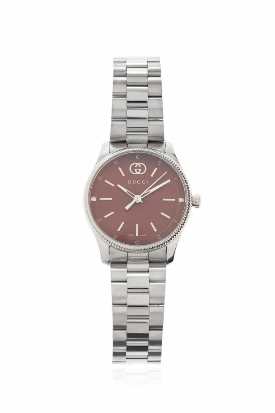 Gucci SREBRNY Zegarek z logo