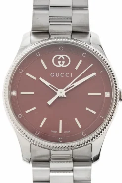Gucci SREBRNY Zegarek z logo