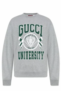 Gucci SZARY Bluza z nadrukiem