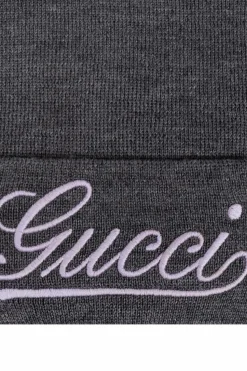 Gucci SZARY Czapka z logo
