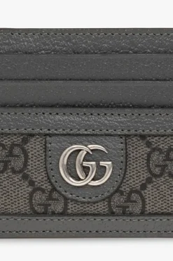 Gucci SZARY Etui na karty z logo